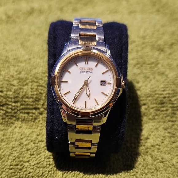 Citizen Eco-Drive Silhouette Two-tone Watch - E011-S091047 main image 6